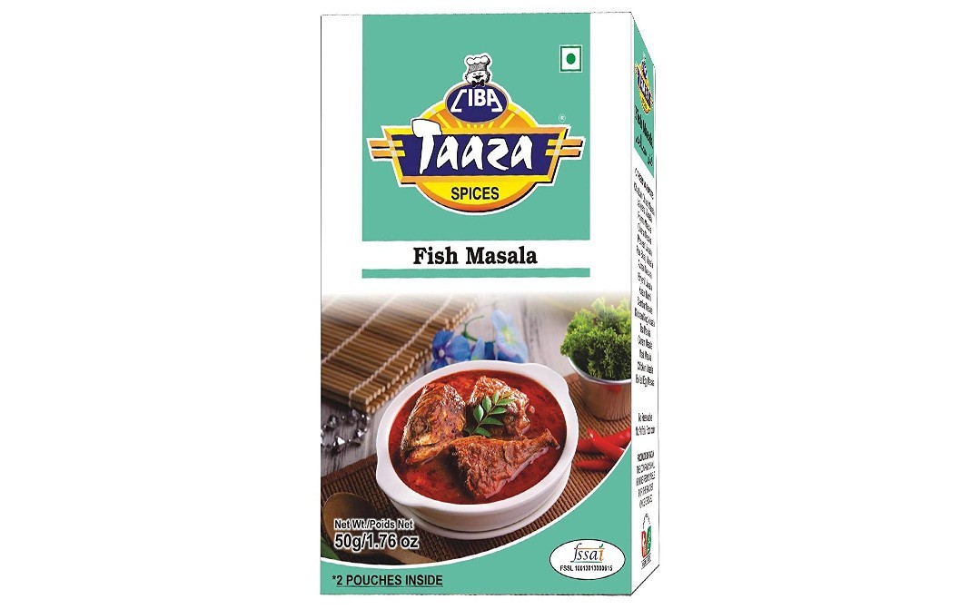 Ciba Taaza Fish Masala    Box  50 grams